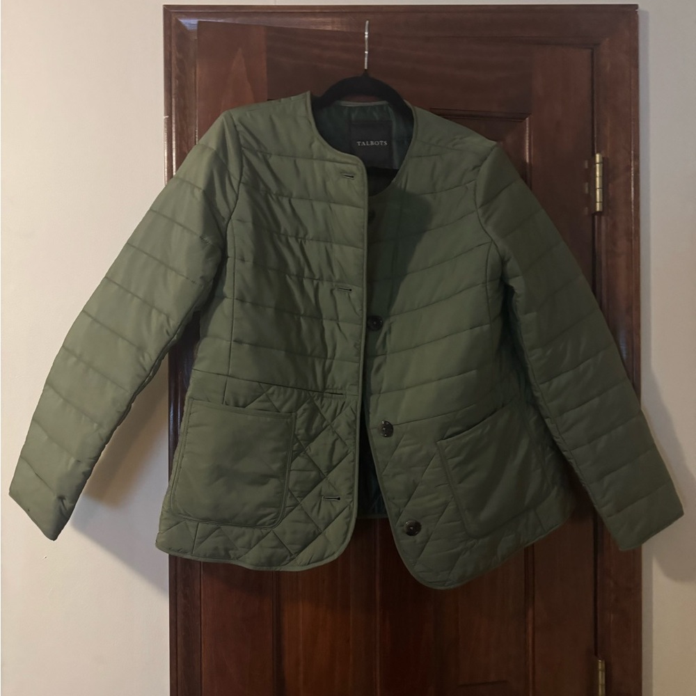 Green Quilted Jacket